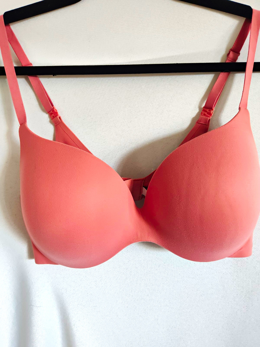 Victoria's Secret Perfect Shape T-Shirt Bra 38C Pink Underwired Hook & Eye